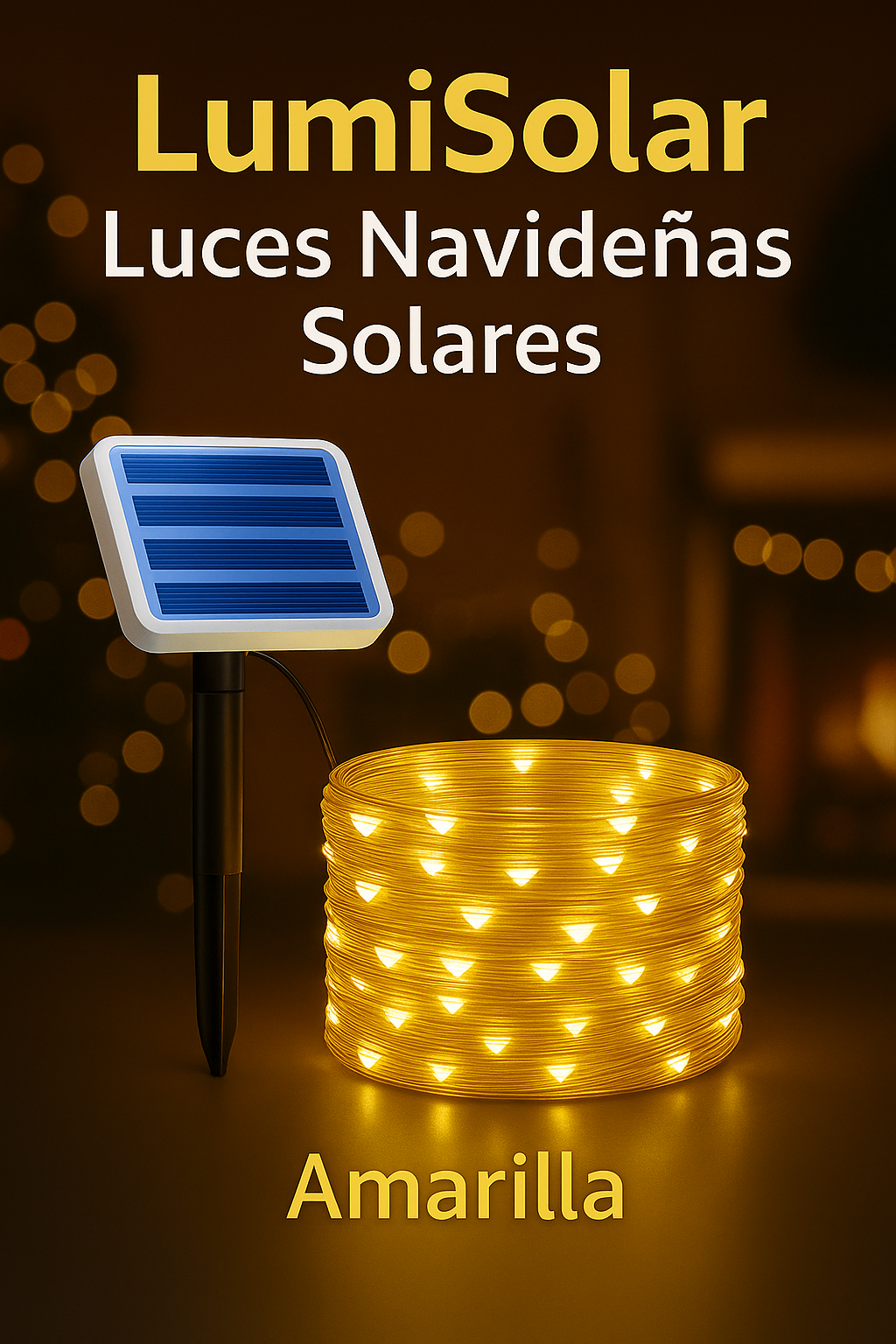 LumiSolar™ 20M – Luces Navideñas Inteligentes