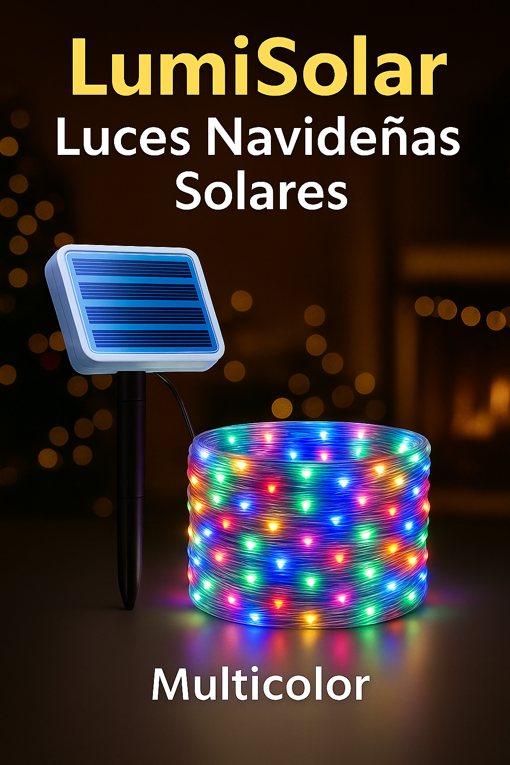 LumiSolar™ 20M – Luces Navideñas Inteligentes